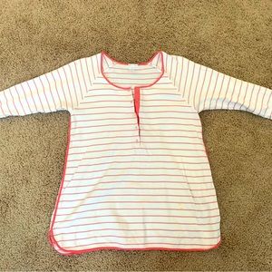 LAKE Pima Maternity Long-sleeve Set in Rose (M)